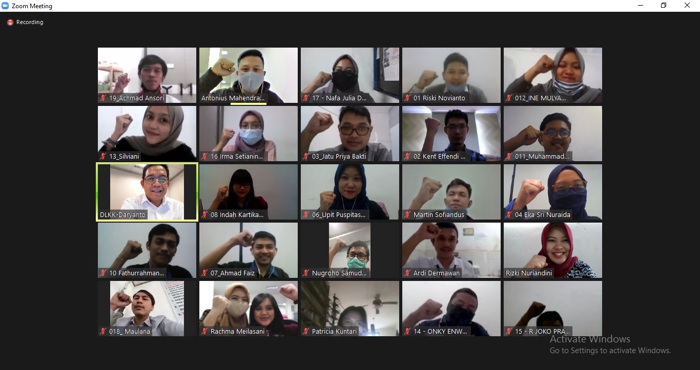 Pelatihan & Sertifikasi Virtual Class (Online) Penaksiran Barang Gudang Batch III tahun 2020